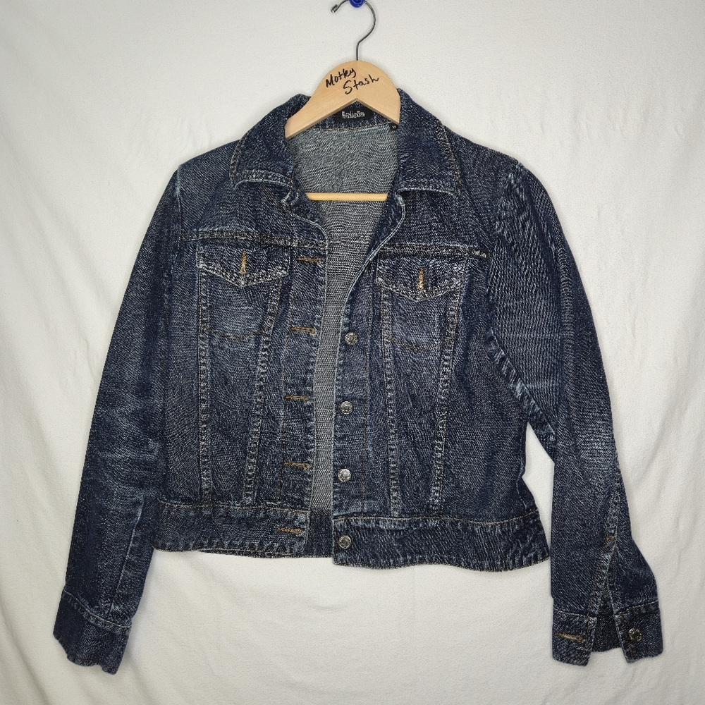 Talula Ladies Denim Blue Classic Jean Jacket Size Medium